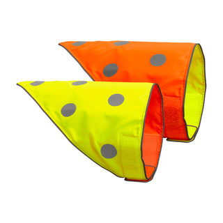 Spot the Dog Reflective Bandana - Reversible Orange/Yellow